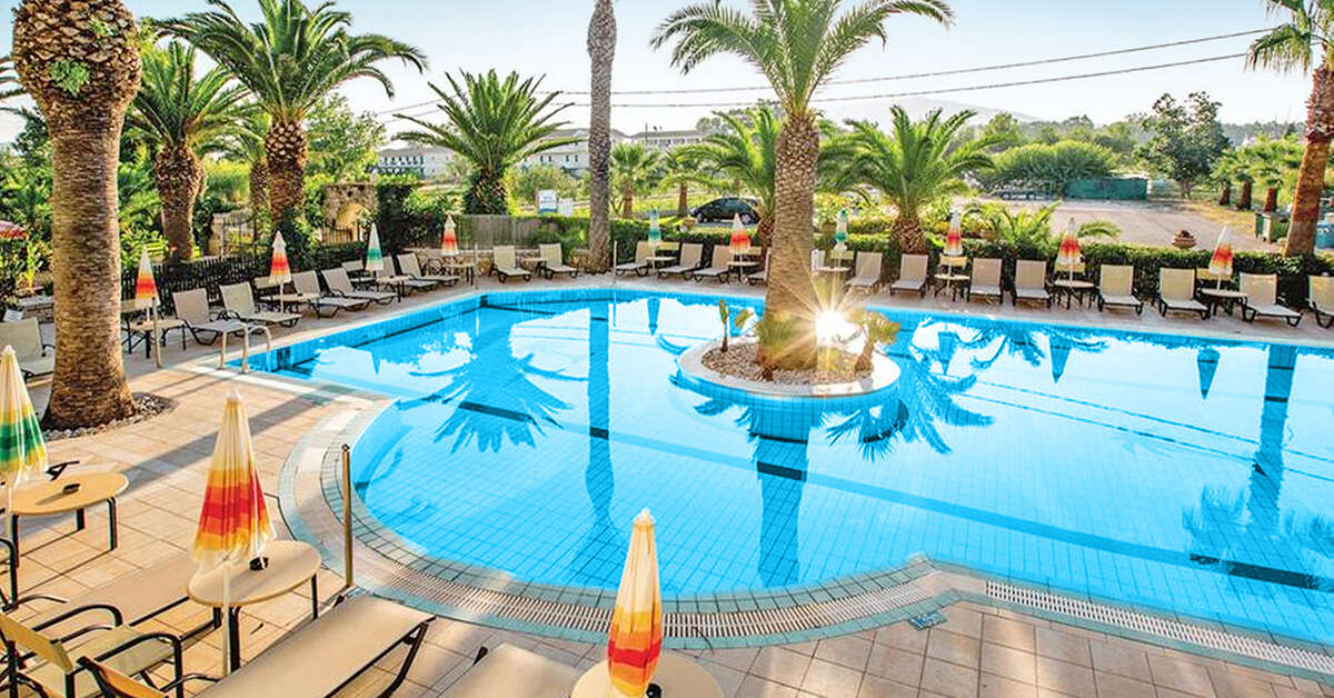 Een foto van een overzicht van Margarita Hotel