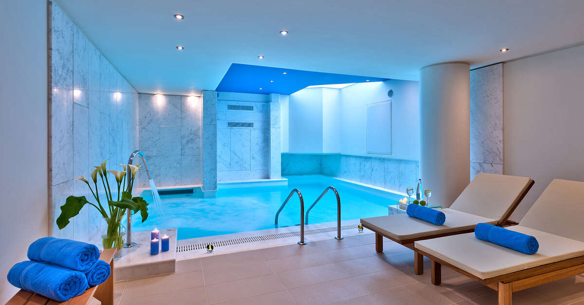 Ein Foto vom Pool im Kriti Beach Hotel