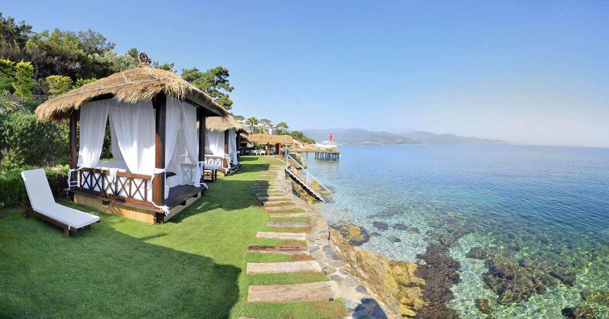 Ein Foto von der Terrasse im Sarpedor Boutique Hotel & Spa