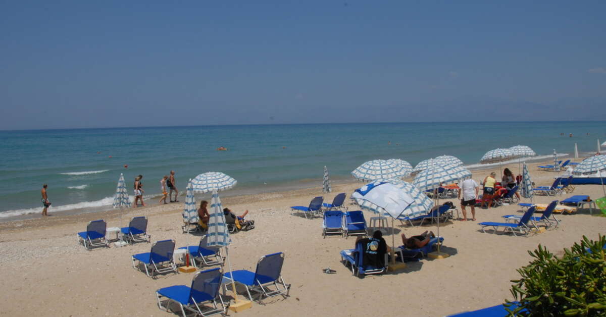 Een foto van het strand bij Ionian Princess Club Hotel