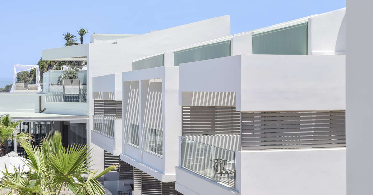 Een foto van de buitenkant van Aloe Boutique & Suites