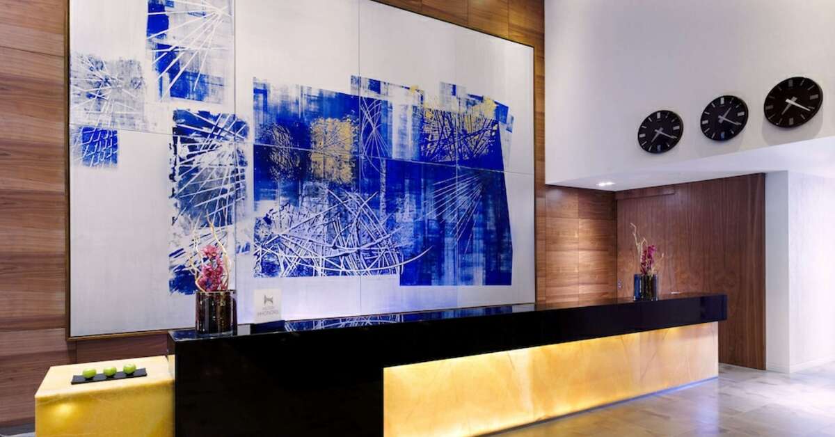 Een foto van het interieur van DoubleTree by Hilton Zagreb