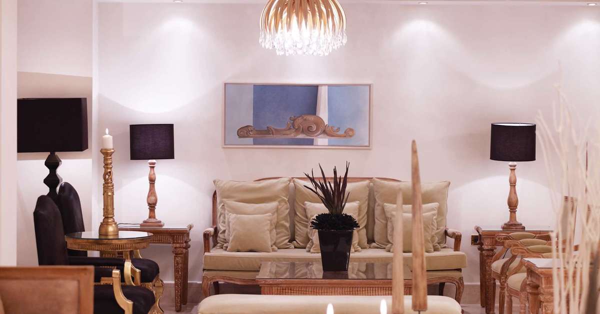 Een foto van het interieur van Mitsis Laguna Resort & Spa