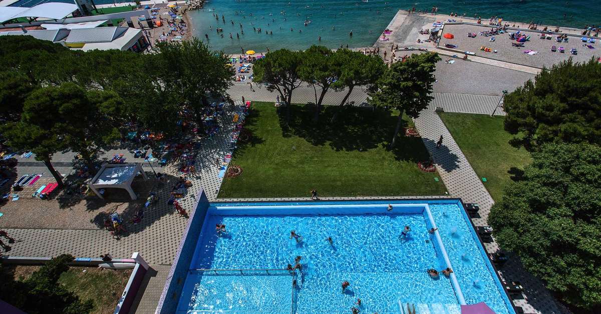 Een foto van een overzicht van Hotel Adriatic