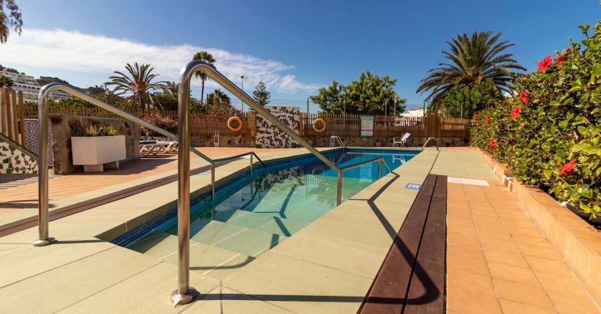 Ein Foto vom Pool im Apartments Leticia del Mar