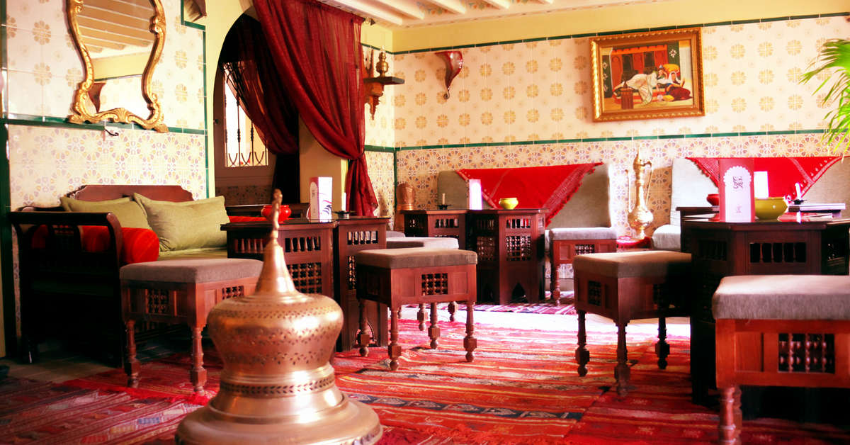 Een foto van het interieur van Hotel Eden Yasmine
