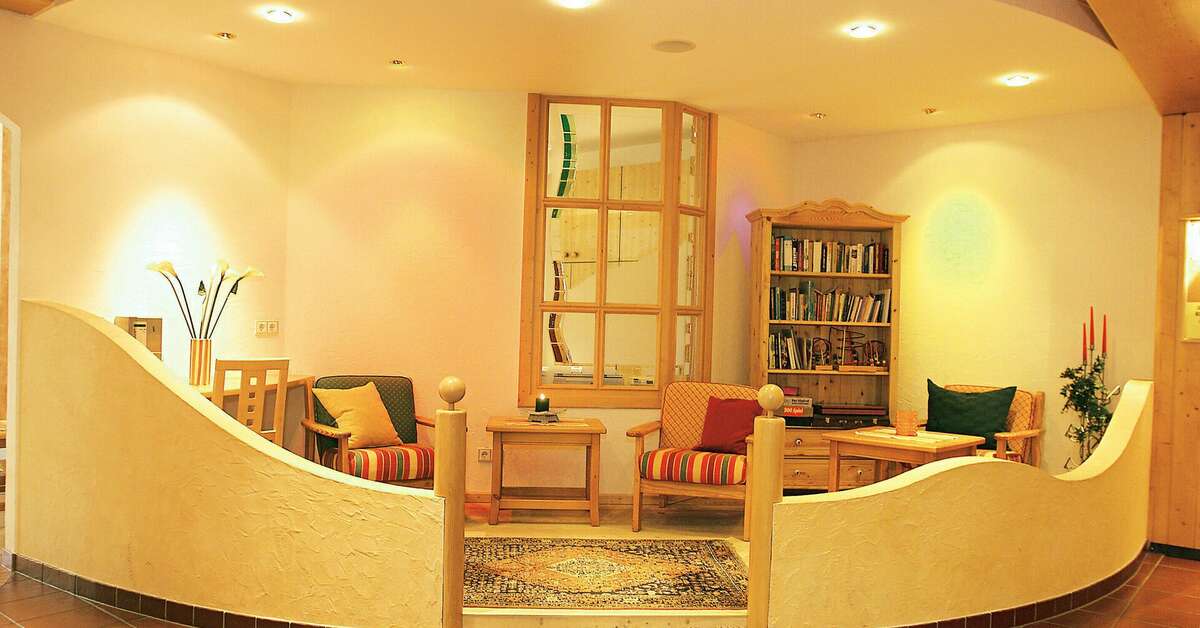 Een foto van het interieur van Familienhotel Berghof