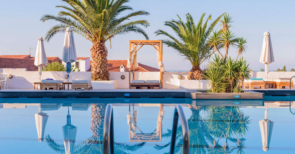 Een foto van het zwembad bij Samos Sun Hotel