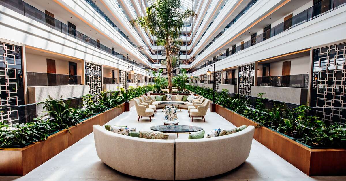 Een foto van het interieur van Alarcha Hotels & Resort