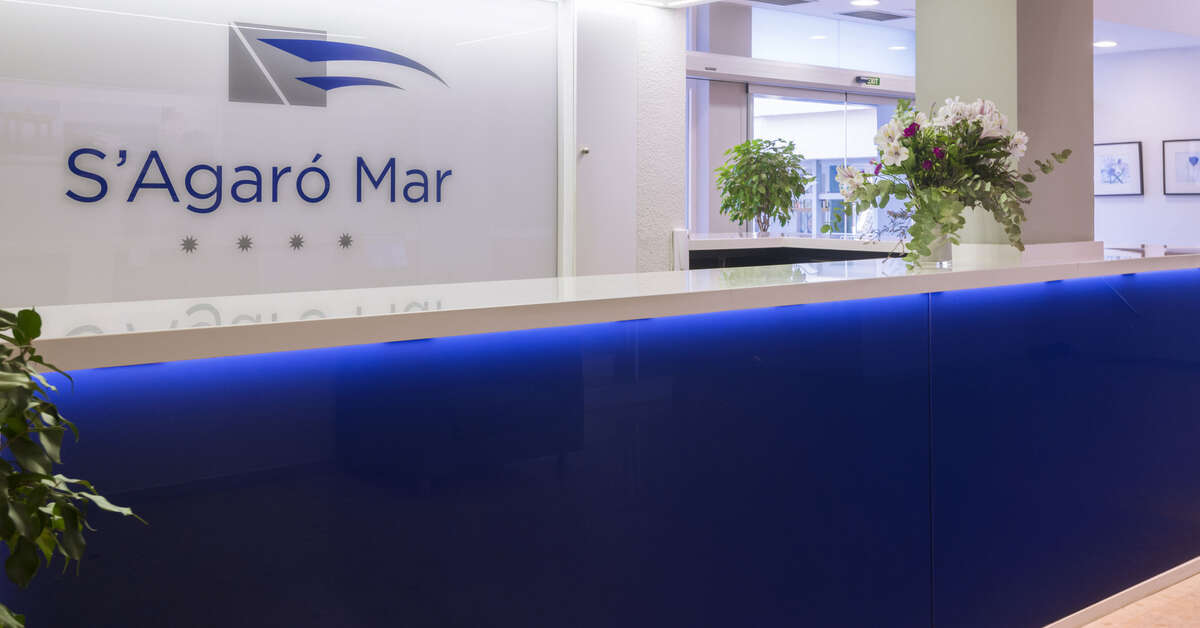 Een foto van het interieur van Hotel GHT S'Agaro Mar
