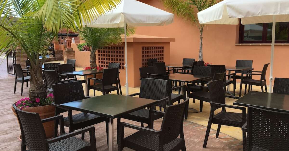 Een foto van het terras bij Royal Marbella Golf Resort