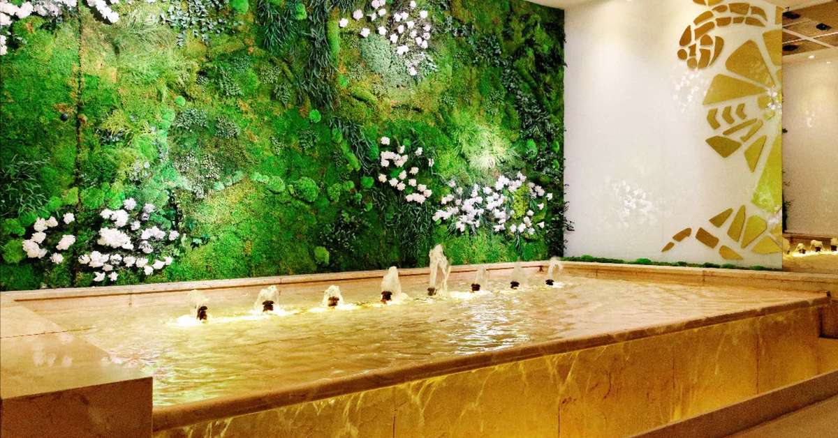 Een foto van het interieur van Hotel Mayorazgo