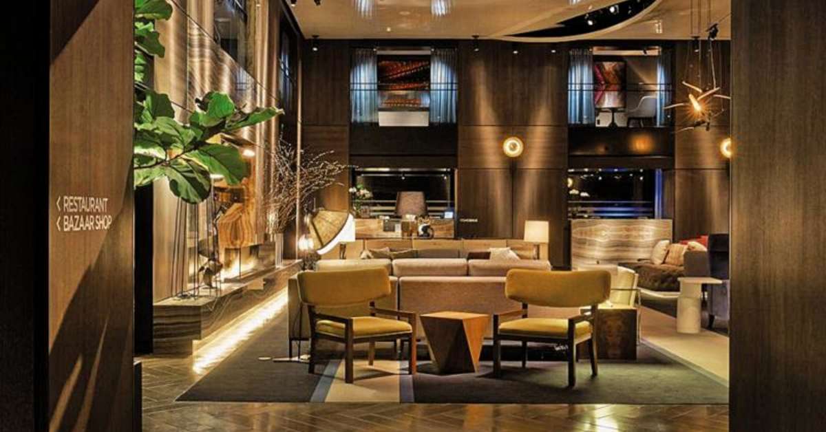 Een foto van het interieur van Paramount Hotel New York