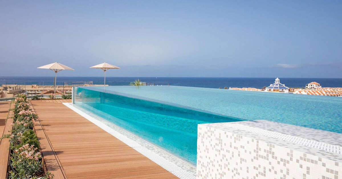 Ein Foto vom Pool im Spring Hotel Vulcano