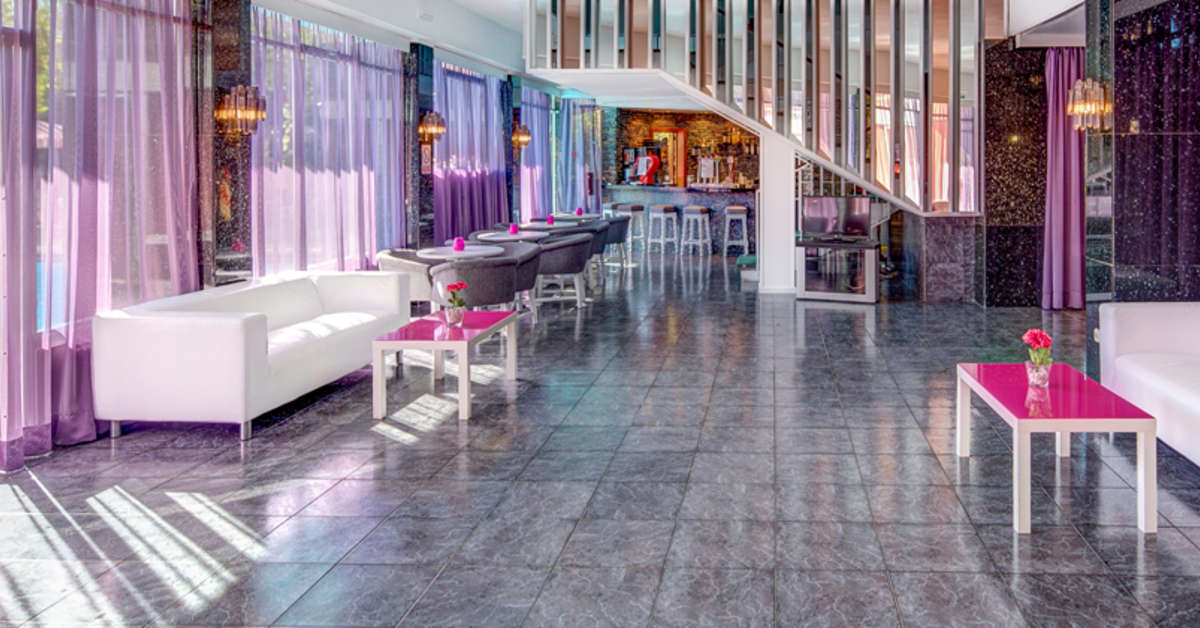 Een foto van het interieur van Hotel Condor