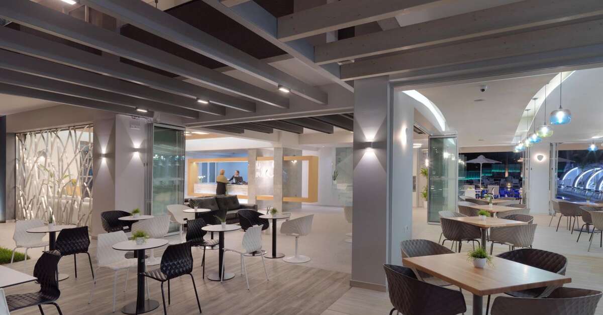 Een foto van de faciliteiten bij Melrose Hotel
