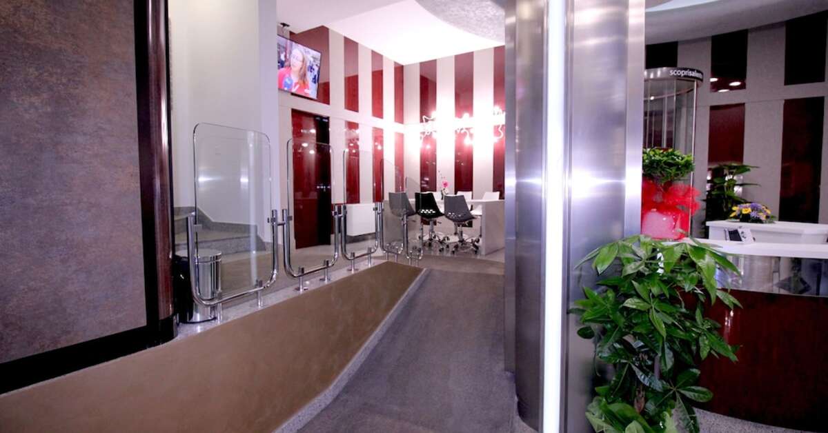 Een foto van het interieur van Hotel Fly