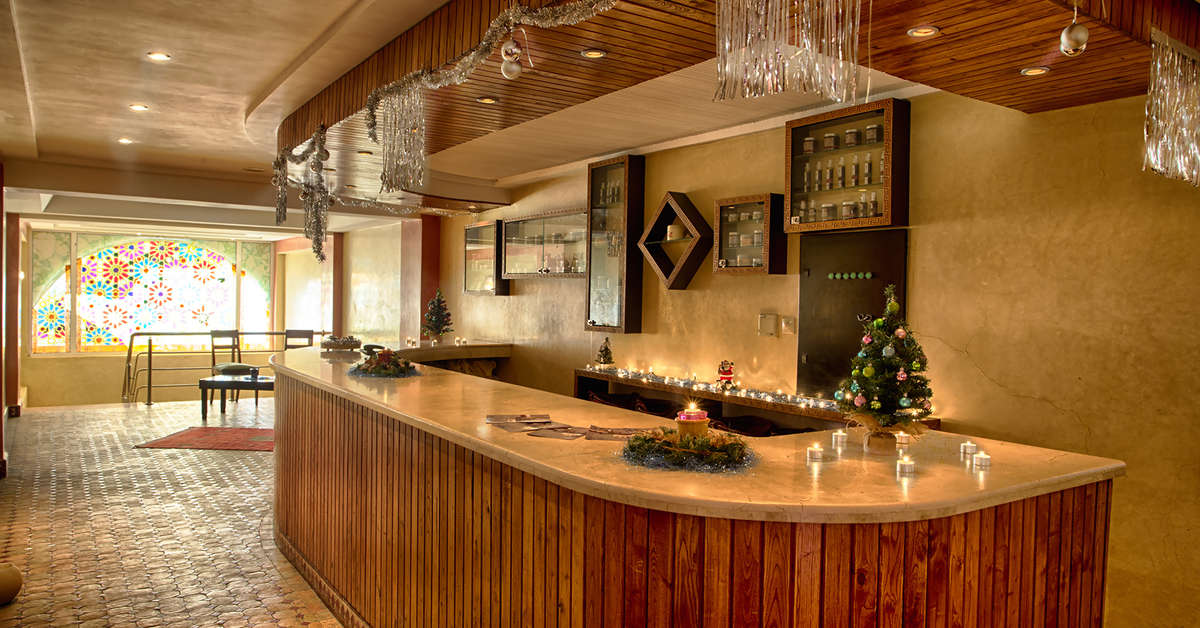Een foto van het interieur van Hotel Club Al Moggar Garden Beach