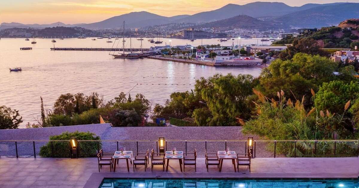 Een foto van het zwembad bij Senses Hotel Bodrum