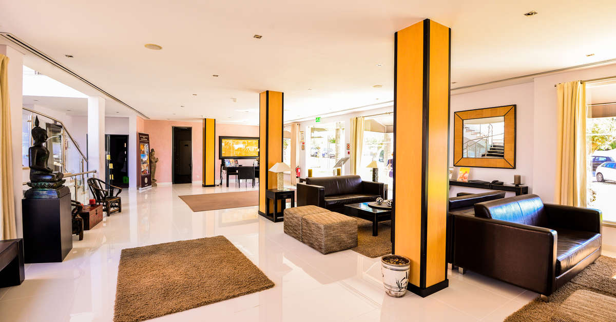 Een foto van het interieur van Vila Gale Collection Praia