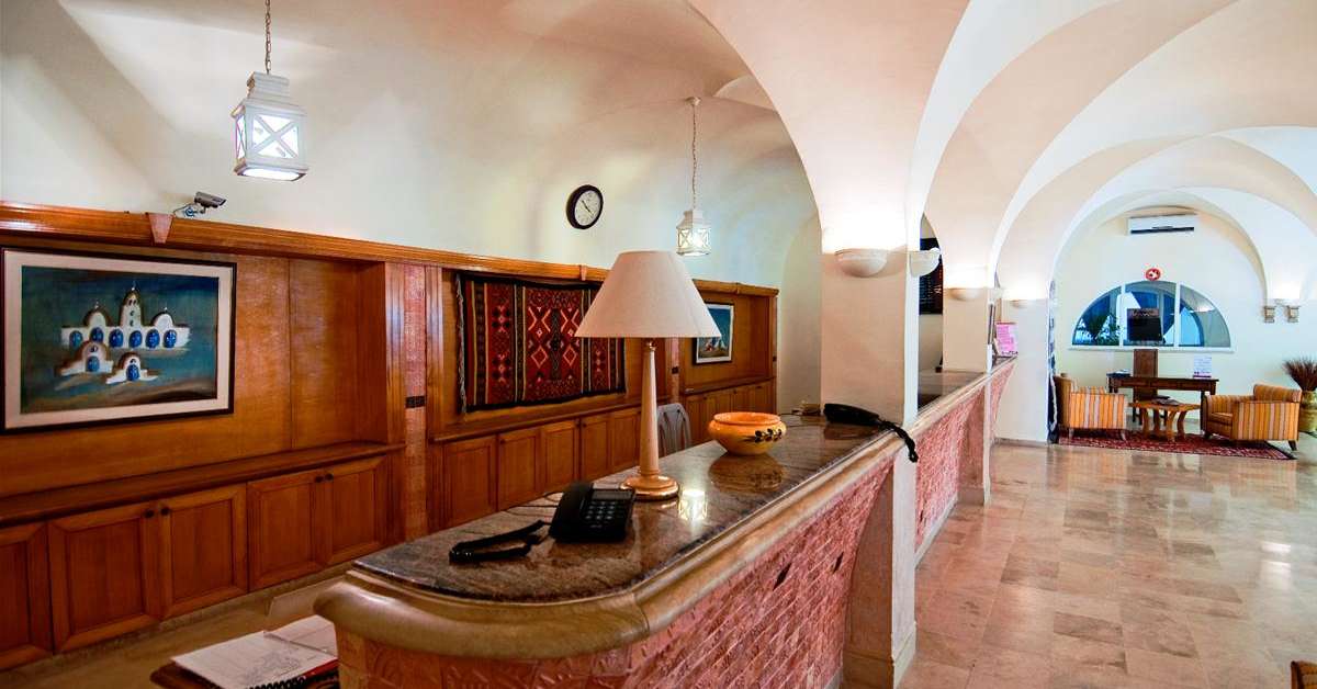 Een foto van het interieur van Club Salammbo Hammamet