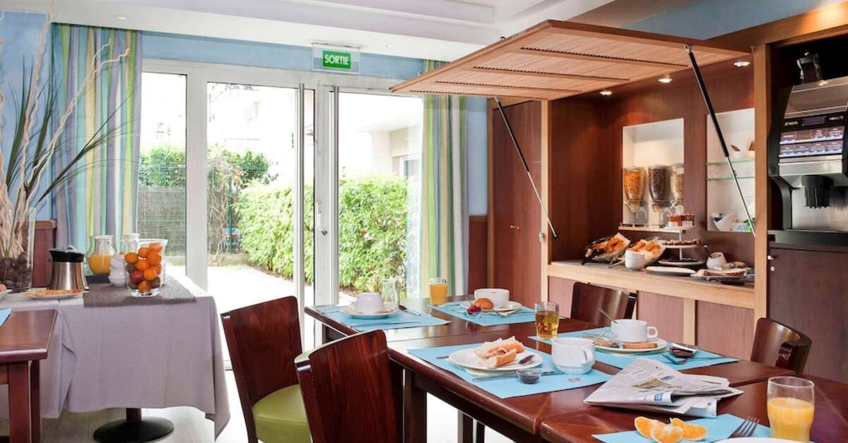 Een foto van de faciliteiten bij Aparthotel Adagio Paris Buttes Chaumont