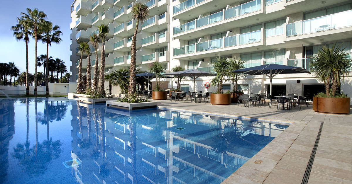 Een foto van een overzicht van Blaumar the Mediterranean Hotel