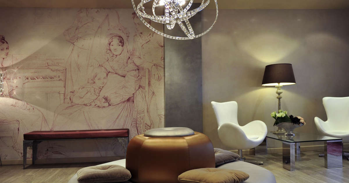 Een foto van het interieur van Mercure Paris Bastille Marais Hotel