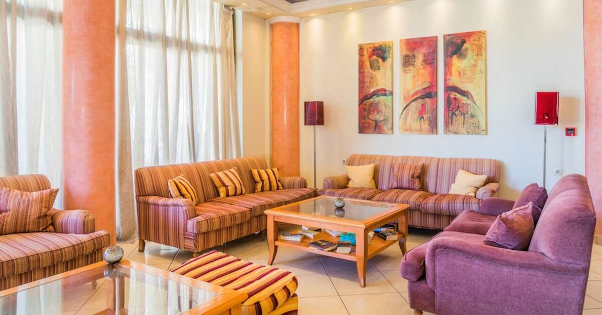 Een foto van het interieur van Castello City Hotel