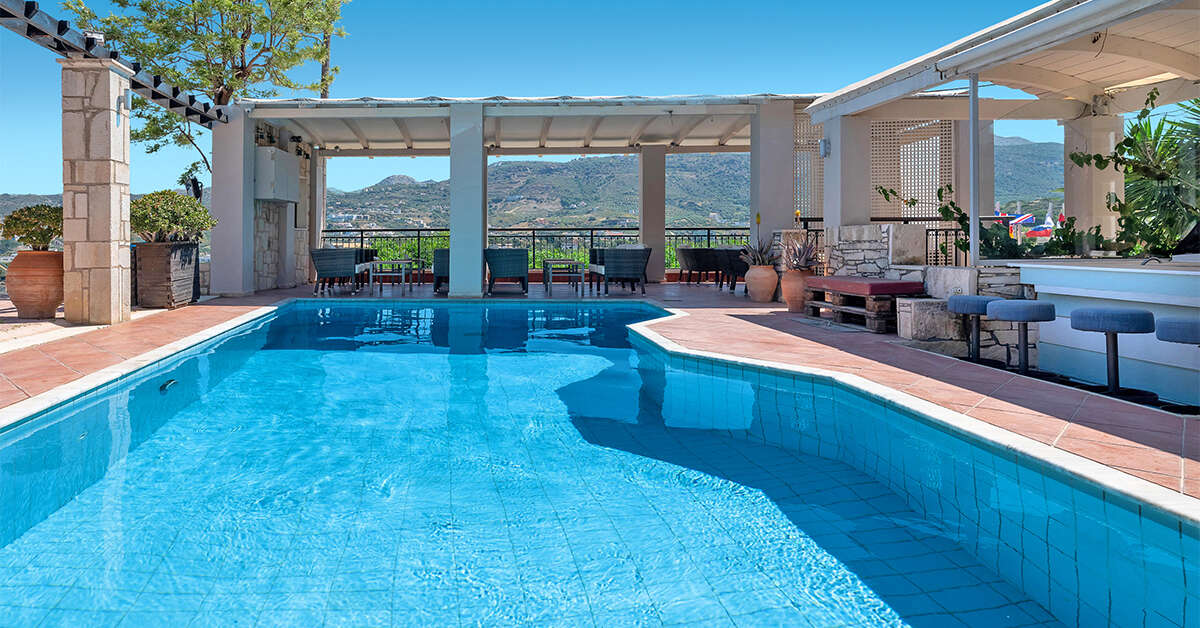 Een foto van een overzicht van Eva Mare Hotel & Suites
