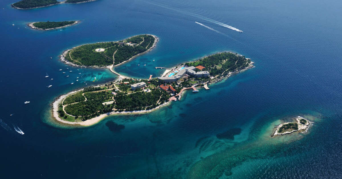 Een foto van het strand bij Maistra Select Island Hotel Istra