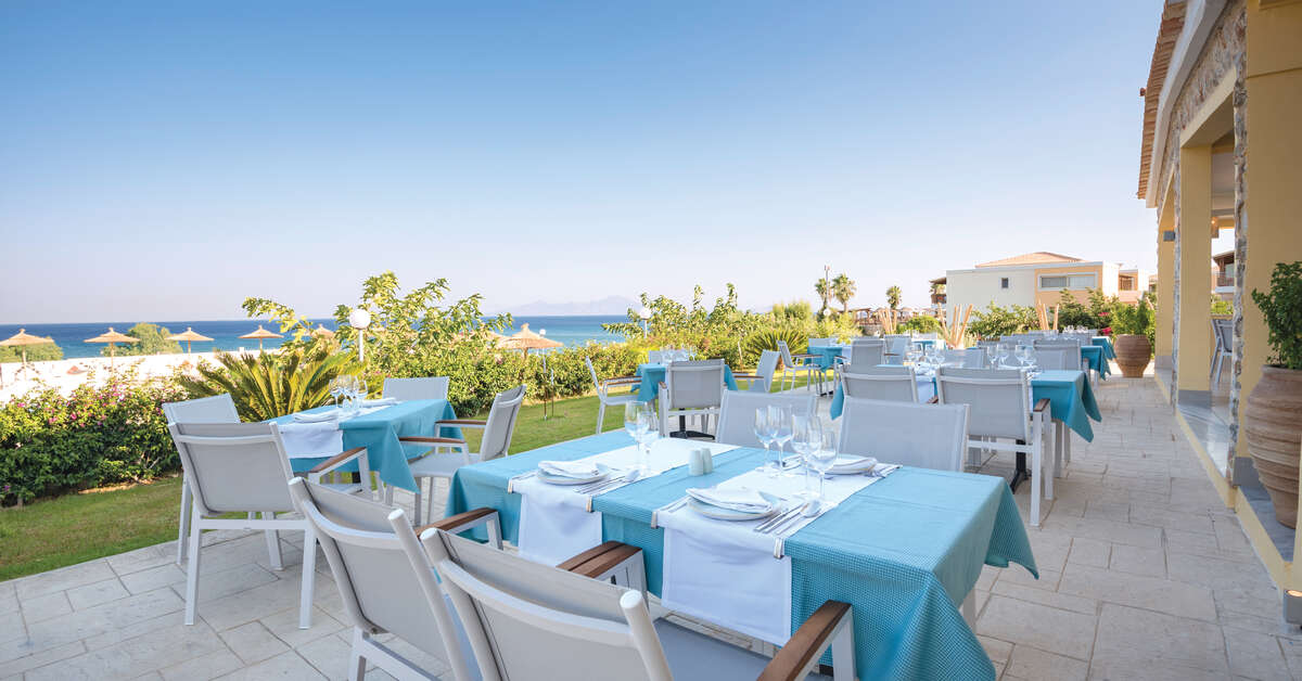 Een foto van de faciliteiten bij Grand Blue Beach Hotel