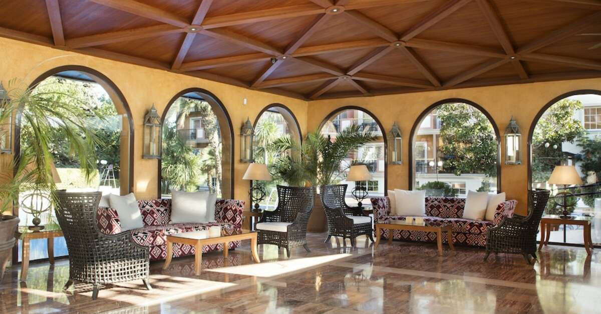 Een foto van het interieur van Luna Park Hotel & Spa