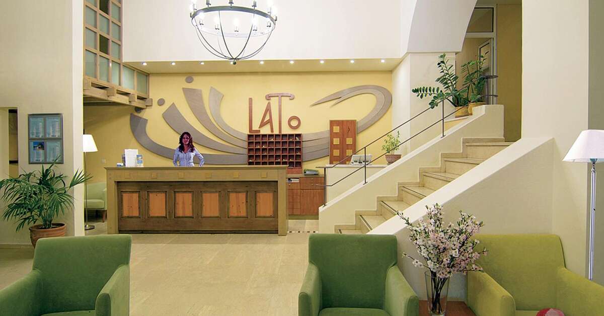 Een foto van het interieur van Lato Hotel