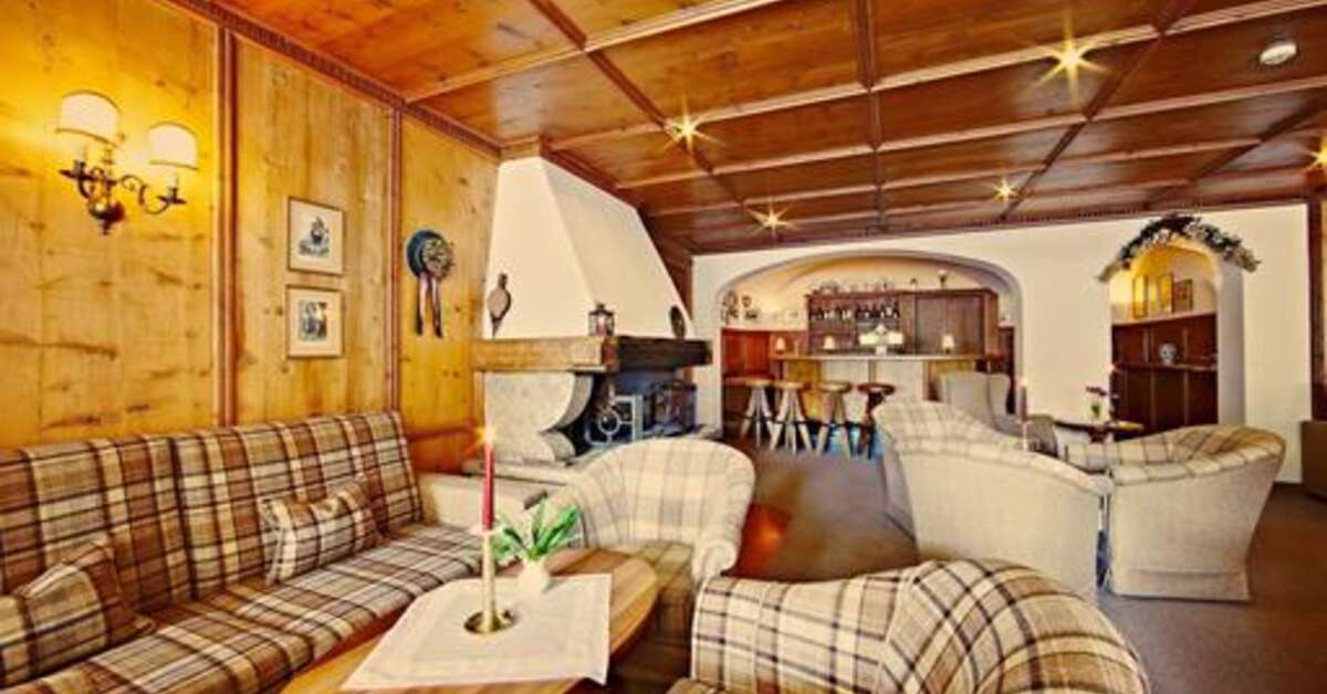 Een foto van het interieur van Hotel Alte Schmiede