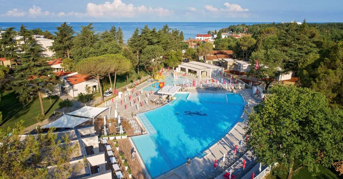 Ein Foto von einer Übersicht des Hotel Park Plava Laguna