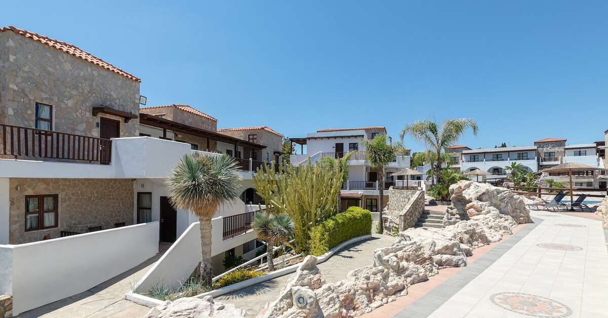 Een foto van de buitenkant van Costa Lindia Beach Resort