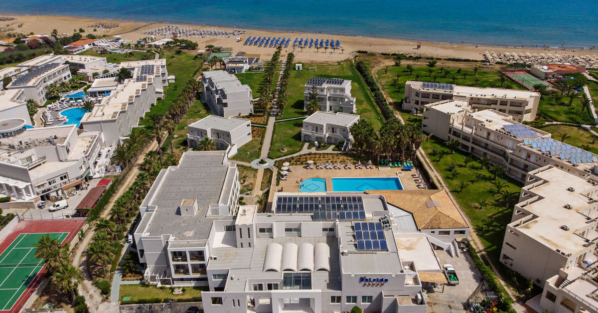 Ein Foto von der Außenansicht des Delfina Tropic Beach