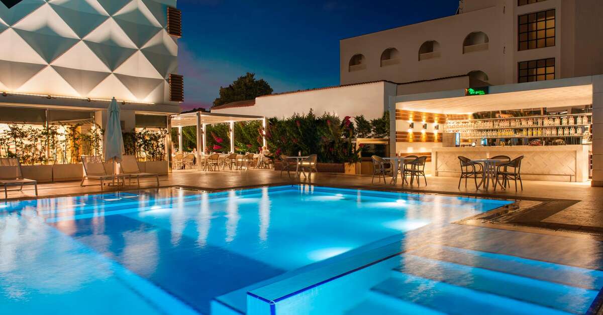 Ein Foto vom Pool im Elite World Marmaris Hotel