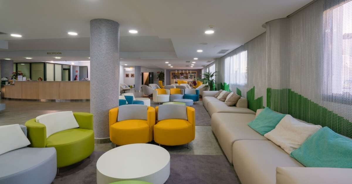 Een foto van het interieur van Relaxia Lanzaplaya Appartementen