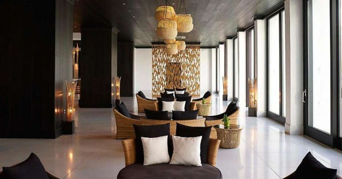 Een foto van het interieur van Mitsis Faliraki Beach Hotel & Spa