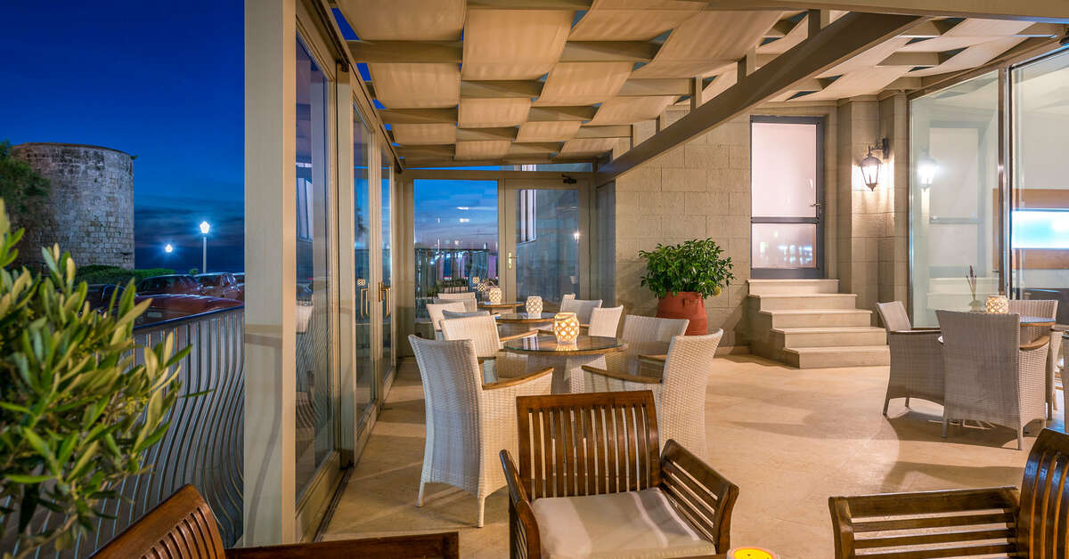 Een foto van de faciliteiten bij Mitsis La Vita Beach Hotel