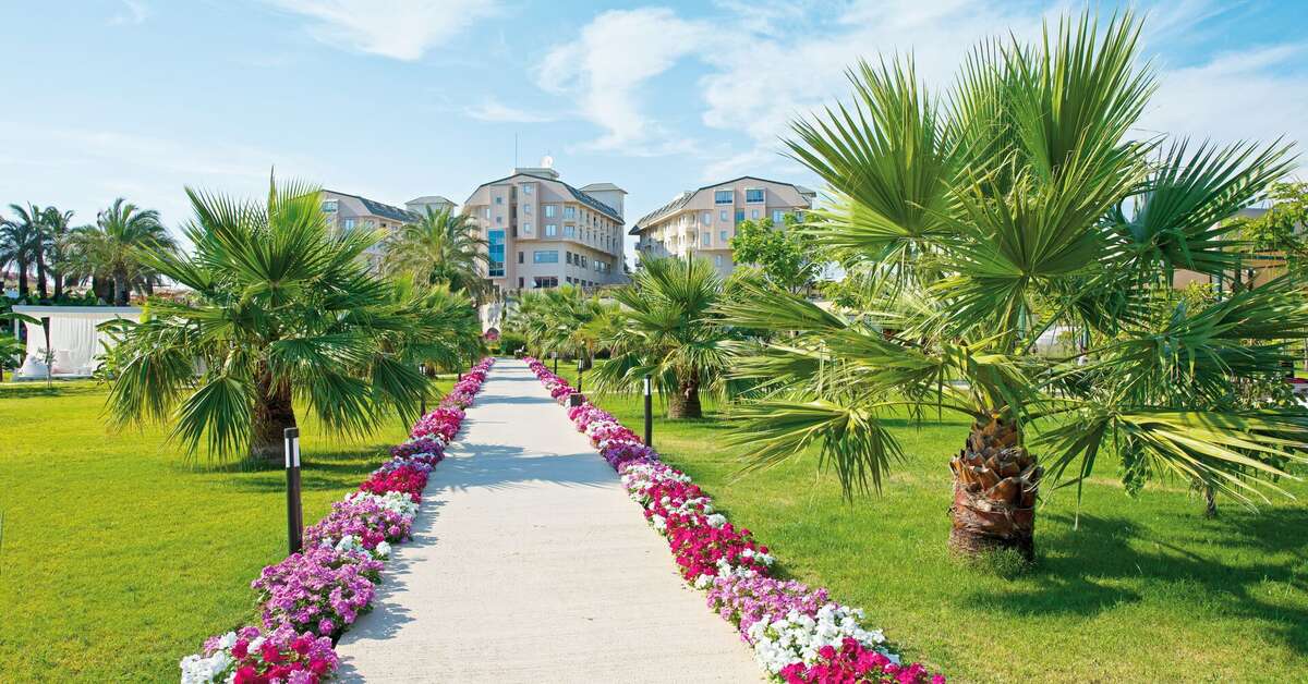 Ein Foto von der Terrasse im Novum Garden Side