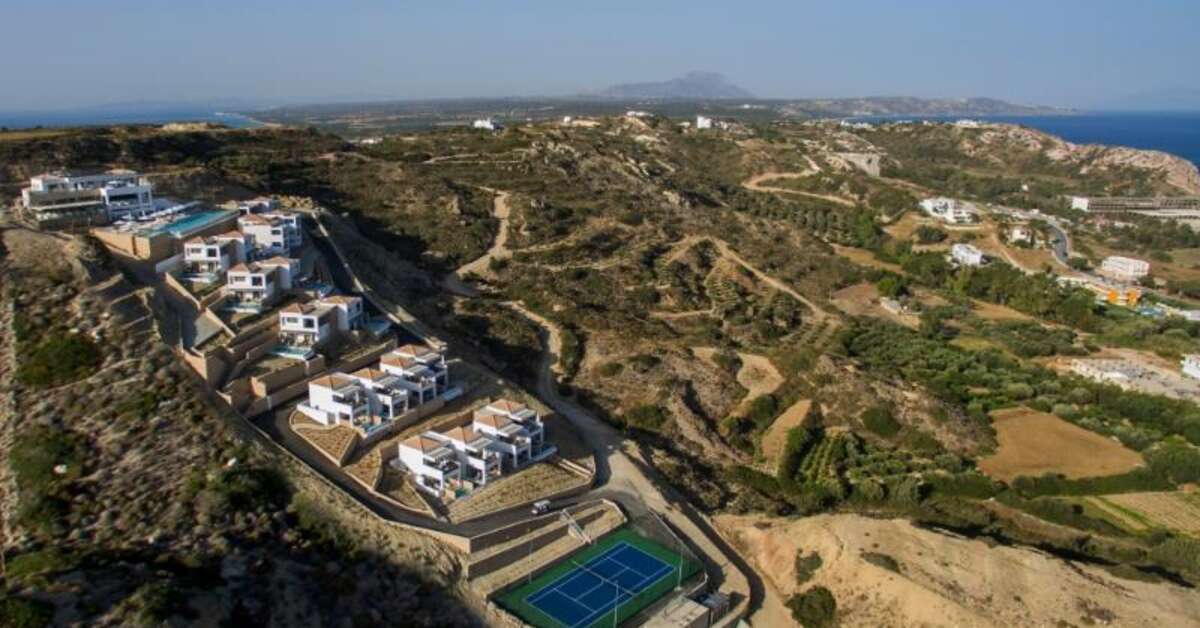 Een foto van de buitenkant van White Rock of Kos