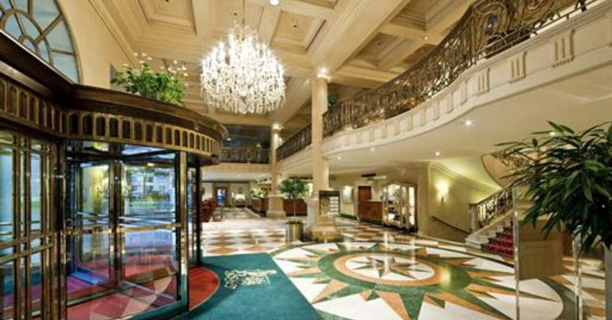 Een foto van het interieur van Grand Hotel Wien