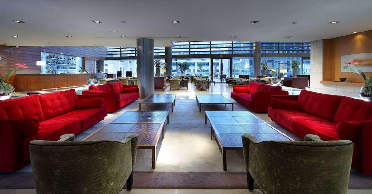 Een foto van het interieur van Eurostars Grand Marina Hotel