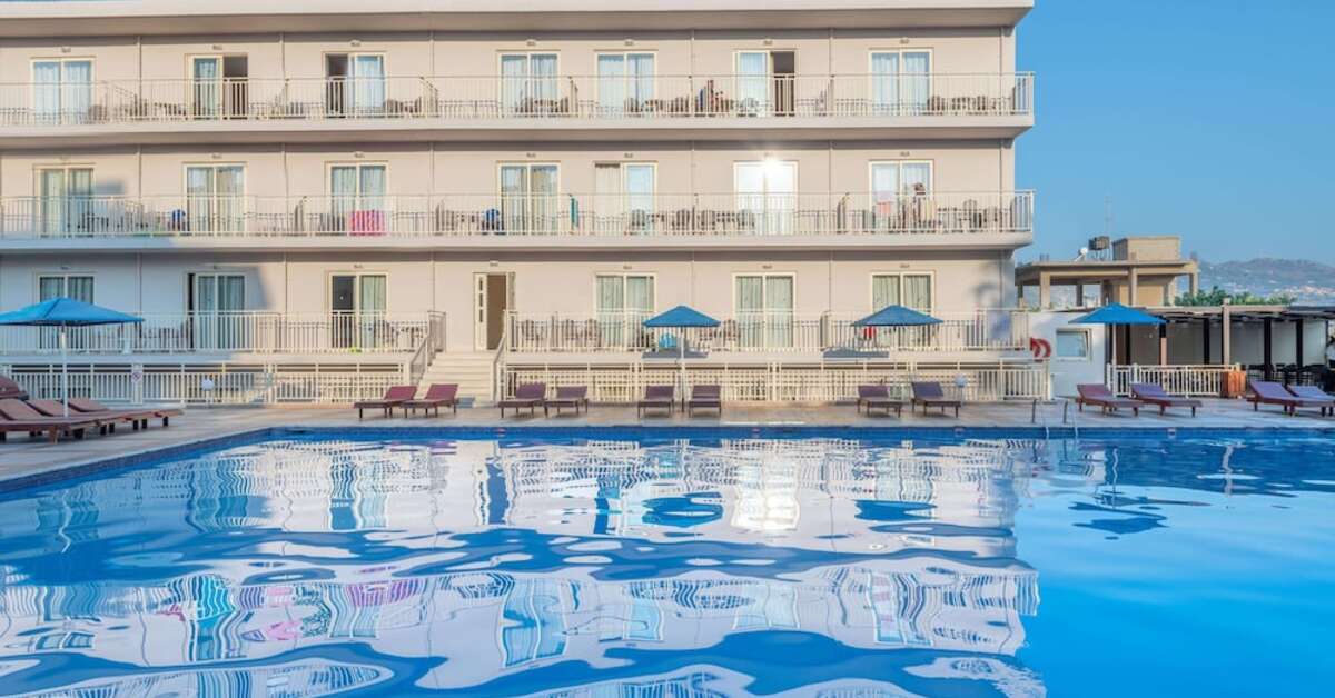 Een foto van het zwembad bij Hotel Marilena