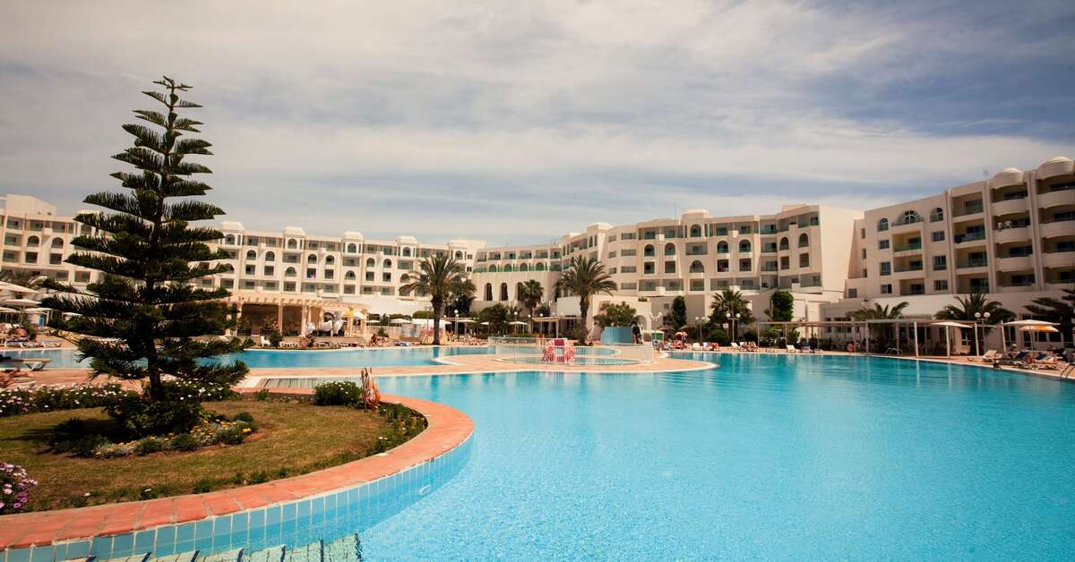 Een foto van het zwembad bij El Mouradi Hammamet Resort