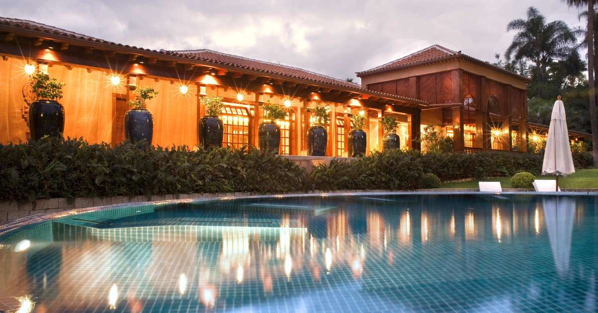 Ein Foto vom Pool im Hotel Botanico & The Oriental Spa Garden