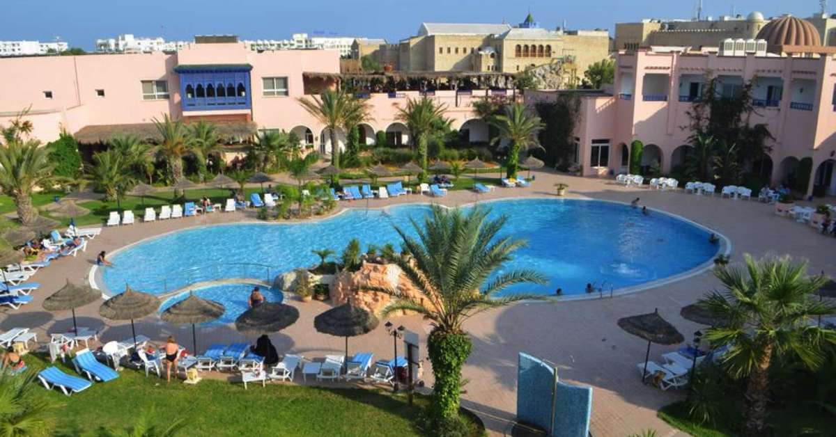 Een foto van een overzicht van Hotel Eden Yasmine